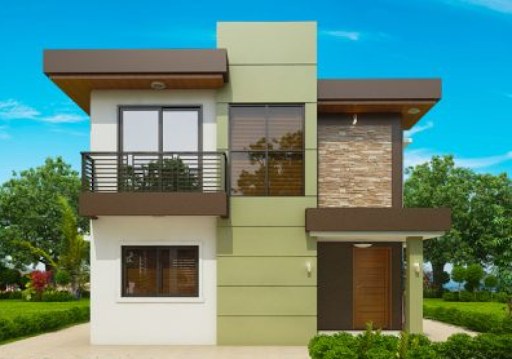 Desain Rumah Sederhana 2 Lantai yang Kontemporer