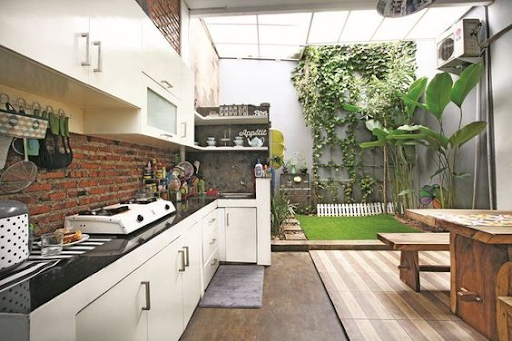 Desain Dapur Modern Outdoor