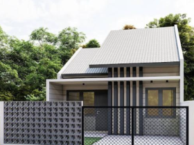 15 Inspirasi Desain Pagar Roster Minimalis Modern yang Cantik dan Estetik