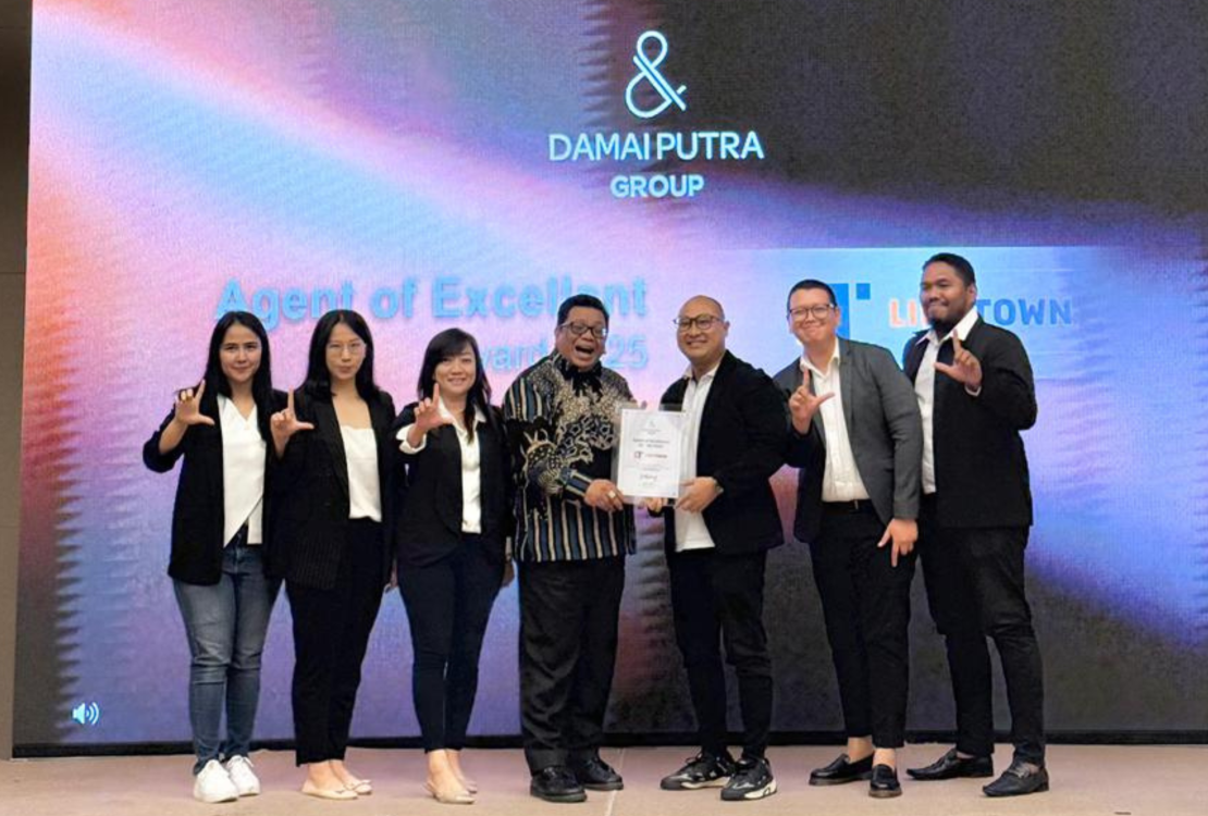 Linktown Raih Penghargaan Agent of Excellent Awards dari Damai Putra Group