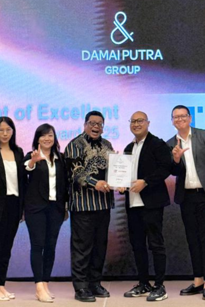 Linktown Raih Penghargaan Agent of Excellent Awards dari Damai Putra Group