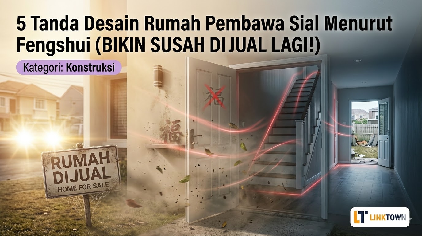 5 Tanda Desain Rumah Pembawa Sial Menurut Fengshui (Bikin Susah Dijual Lagi!)