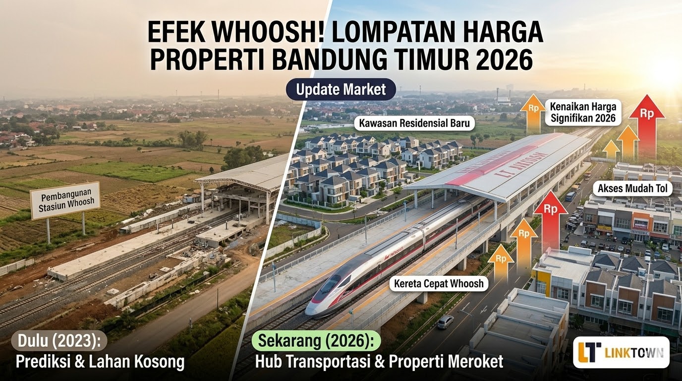 Efek Kereta Cepat Whoosh Harga Properti Bandung Timur Meroket di 2026, Kawasan Tegalluar Jadi Primadona! Efek Kereta Cepat Whoosh Harga Properti Bandung Timur Meroket di 2026, Kawasan Tegalluar Jadi Primadona!