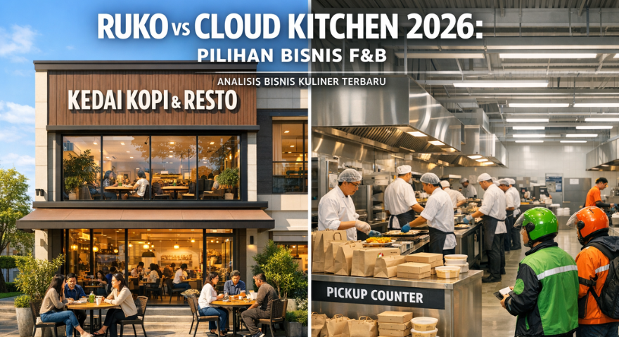 Ruko vs Cloud Kitchen di 2026: Mana yang Paling Menguntungkan untuk Bisnis F&B?