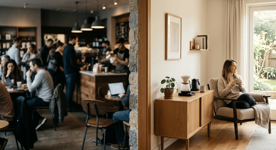 Nongkrong di Cafe Tiap Weekend vs Sulap Ruang Tamu Jadi Coffee Shop Pribadi, Lebih Cuan Mana?
