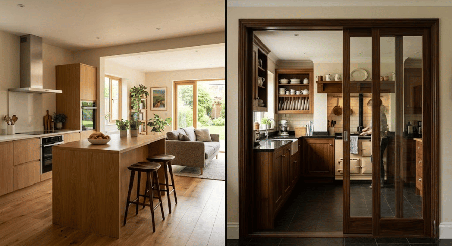 Dapur Terbuka (Open Kitchen) vs Dapur Tertutup: Mana yang Paling Cocok untuk Gaya Hidup Sibuk?