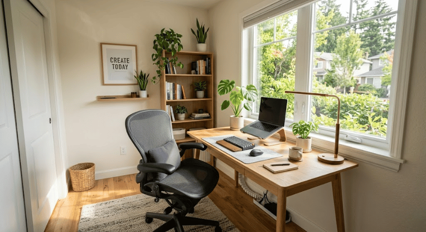 Bikin Betah WFH: Tips Menyulap Kamar Kosong Jadi Ruang Kerja Ergonomis nan Nyaman