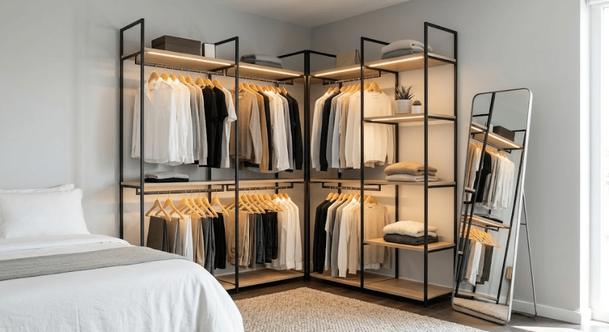 Walk-in Closet di Rumah Minimalis: Tampil Mewah Tanpa Harus Punya Ruangan Super Besar