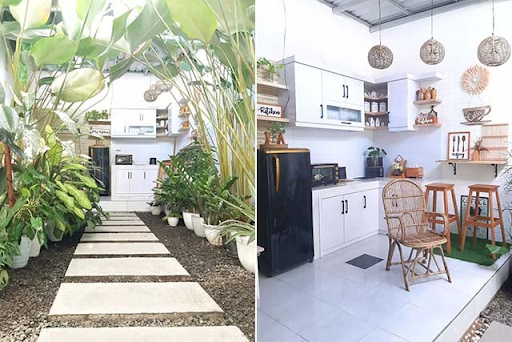 Desain Area Masak di Ujung Jalan Setapak Taman