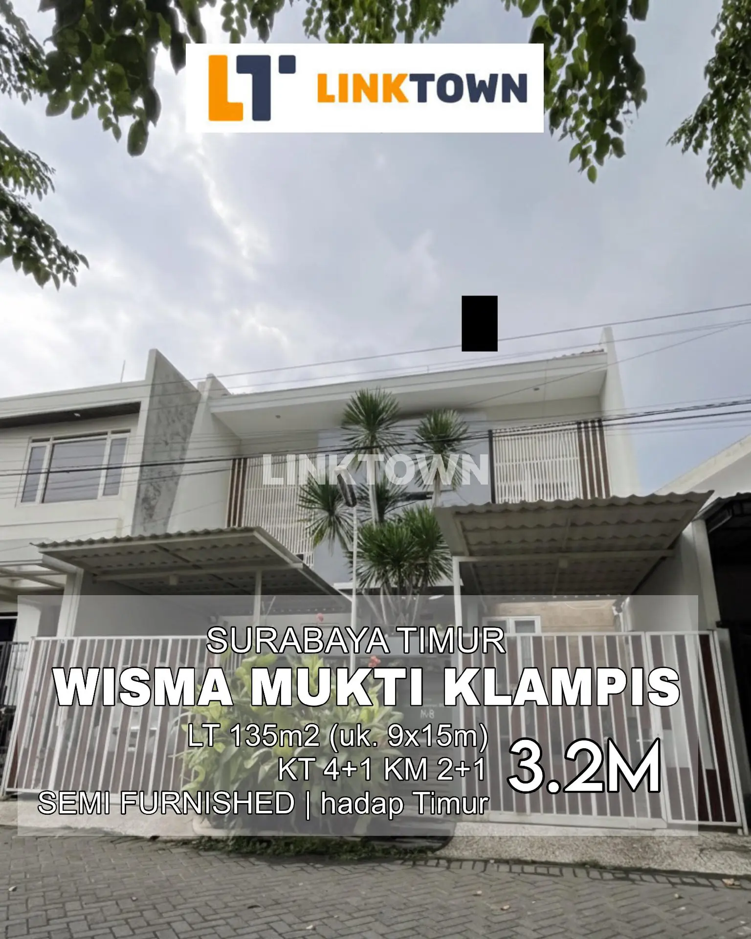 Dijual Rumah 2 Lantai di Wisma Mukti Klampis Selangkah ke Galaxy Mall