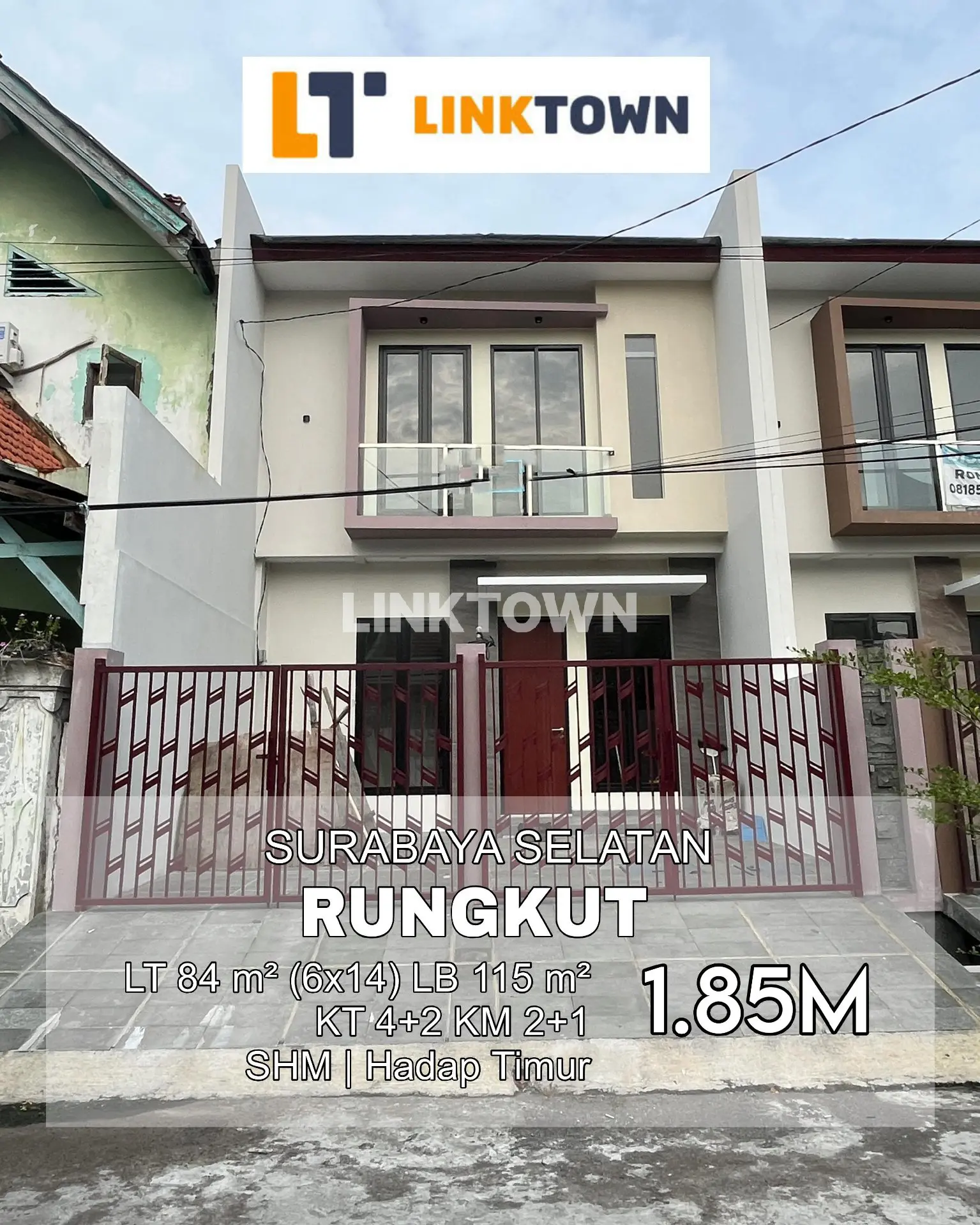 Rumah 2 Lantai Lokasi Strategis di Rungkut Surabaya Dekat Kawasan Industri