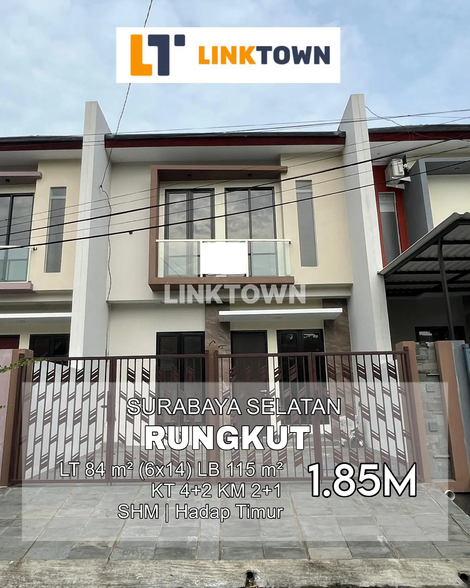 Sangat Strategis Rumah 2 Lantai di Rungkut Dekat Universitas dan Pusat Perbelanjaan