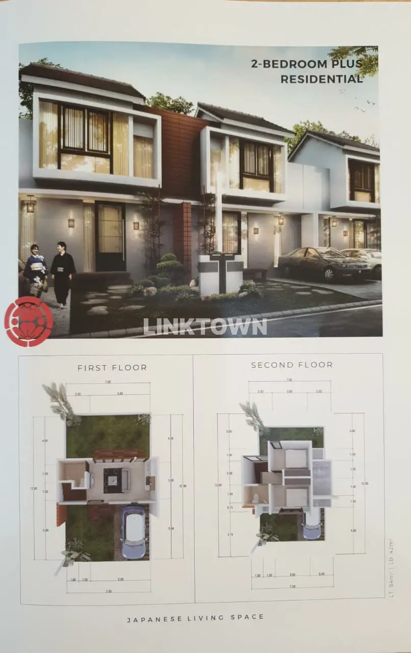 Disewakan Rumah 2 Lantai Nego di Perumahan Shojiland Sidoarjo