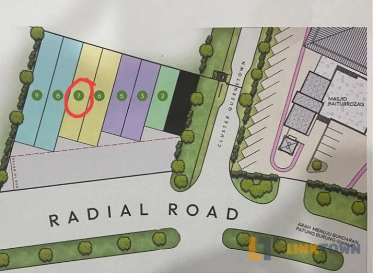 CA27/7 Tanah Radial Road Citraland Utama Surabaya 