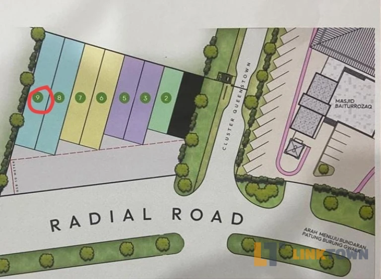 Ca27/9 Tanah Radial Road Citraland Utama Surabaya 