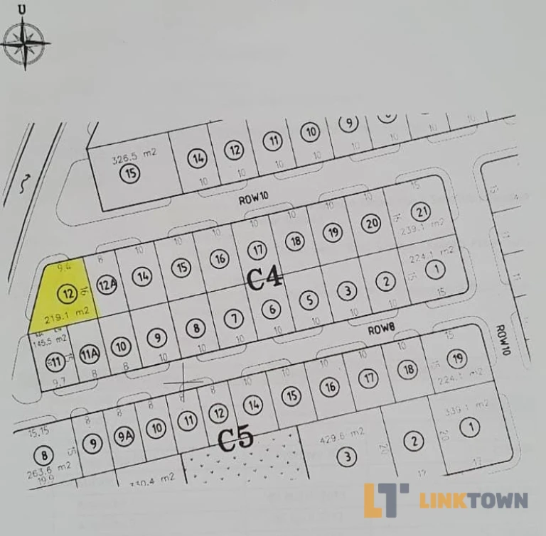 Kavling Siap Bangun Taman Puspa Raya Blok C4-12