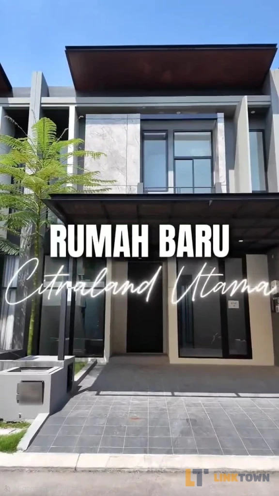 Rumah Baru Modern District 9 Tipe Dempsey Citraland Utama Surabaya