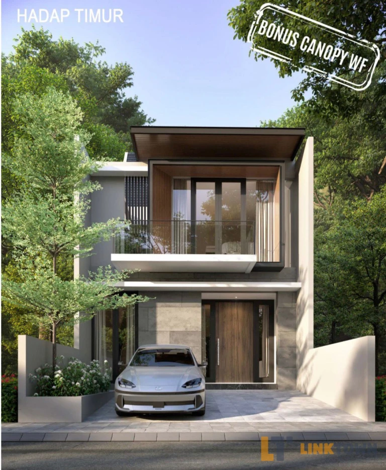 Djual Rumah 2 Lantai Bergaya Modern di Northwest Lake Citraland