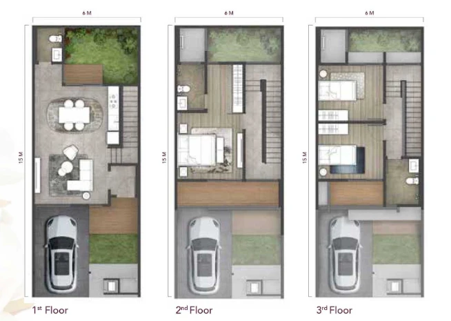 Tipe 6 (3 Floors)